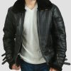 Men B3 Shearling Leather Jacket