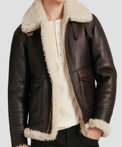 Mens B3 Shearling Leather Jacket