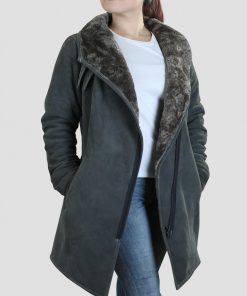 Leather Shearling Coat