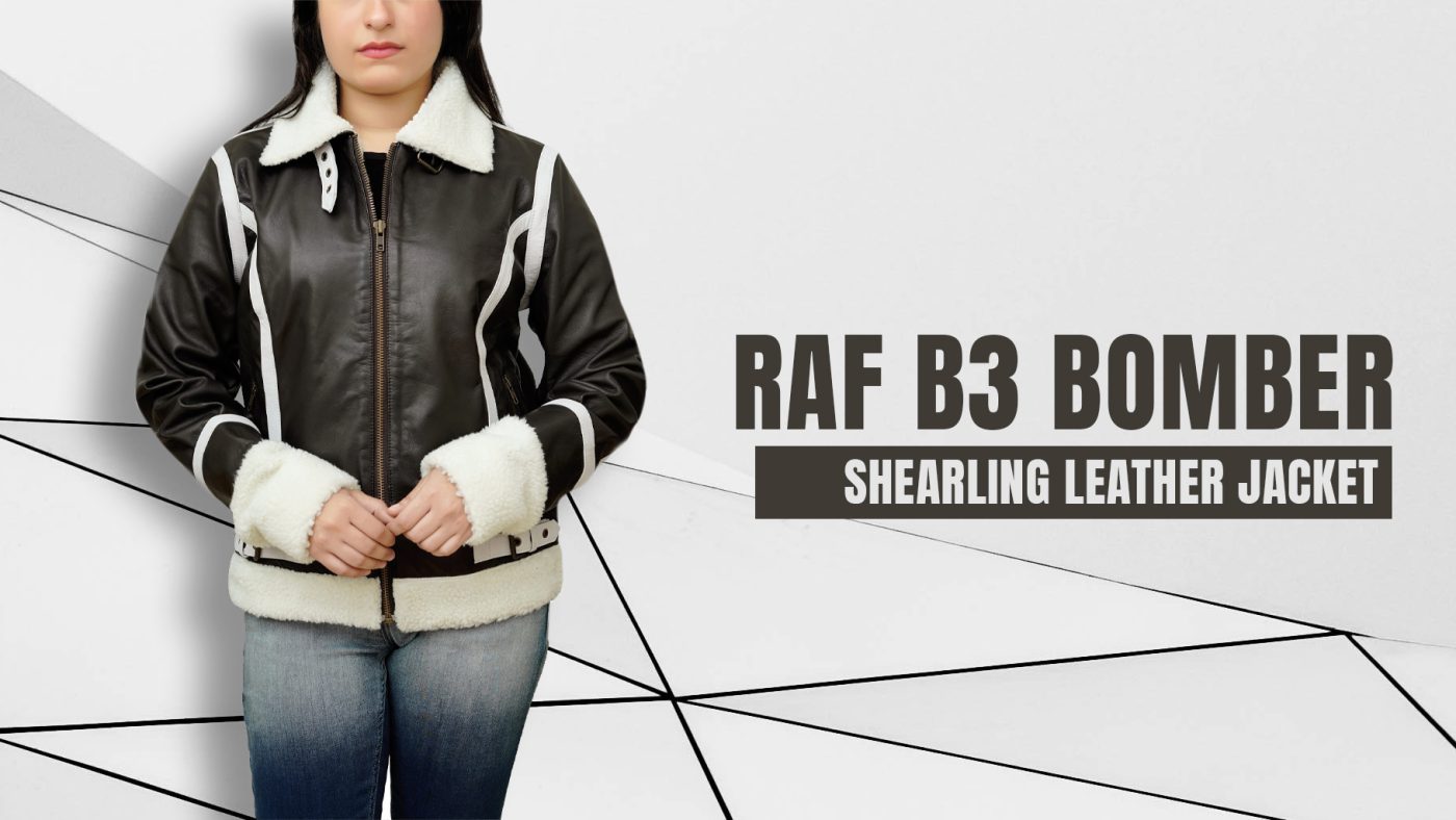 RAF B3 Bomber Shearling Leather Jacket (1)